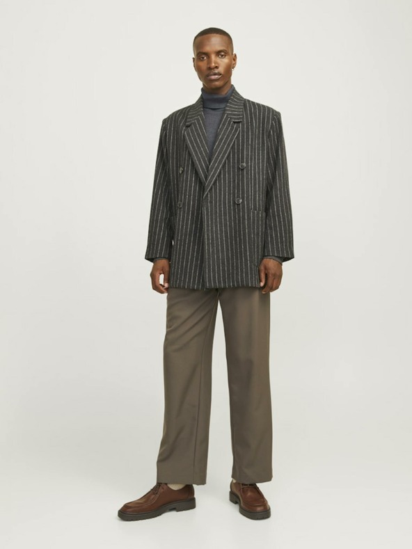 Jack & Jones Tmavošedý pánsky rolák Jack & Jones Basic