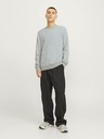 Jack & Jones Svetlosivý pánsky sveter Jack & Jones Globe