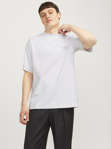 Jack & Jones Biela pánska mikina Jack & Jones