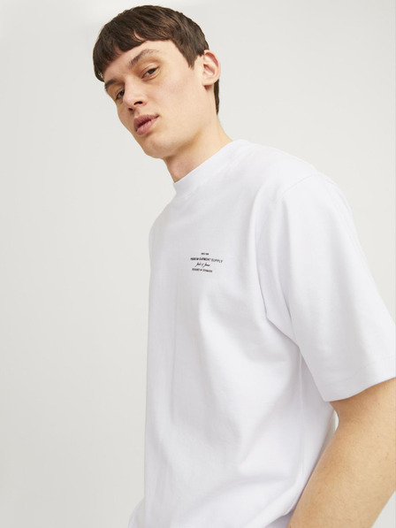 Jack & Jones Biela pánska mikina Jack & Jones