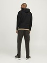 Jack & Jones Čierna pánska mikina Jack & Jones s kapucňou