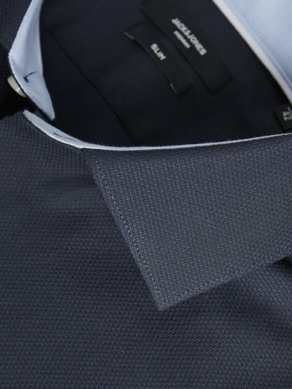 Jack & Jones Tmavomodrá pánska košeľa Jack & Jones Parker