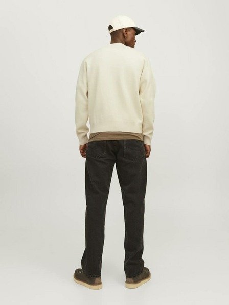 Jack & Jones Krémový pánsky sveter Jack & Jones Vester