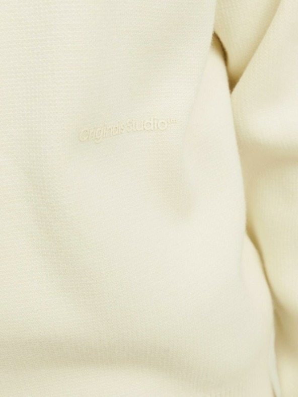 Jack & Jones Krémový pánsky sveter Jack & Jones Vester