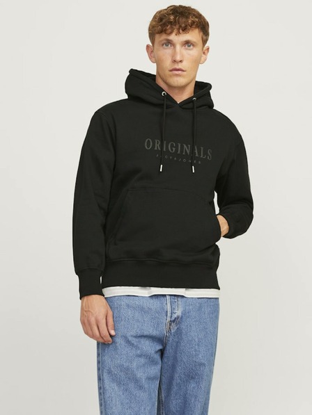 Jack & Jones Čierna pánska mikina Jack & Jones Frederiks