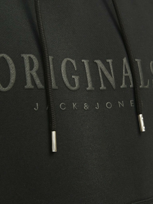 Jack & Jones Čierna pánska mikina Jack & Jones Frederiks