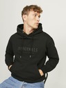 Jack & Jones Čierna pánska mikina Jack & Jones Frederiks