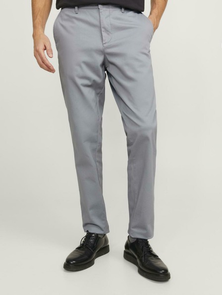 Jack & Jones Svetlošedé pánske nohavice Jack & Jones Marco