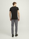 Jack & Jones Šedé pánske chino nohavice Jack & Jones Marco