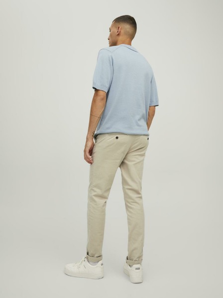 Jack & Jones Jack & Jones Marco Béžové pánske nohavice chino