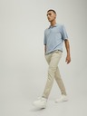 Jack & Jones Jack & Jones Marco Béžové pánske nohavice chino