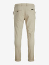 Jack & Jones Jack & Jones Marco Béžové pánske nohavice chino