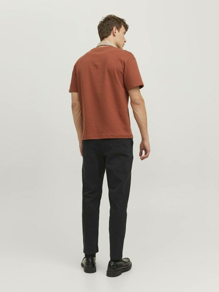 Jack & Jones Čierne pánske nohavice Jack & Jones Stace