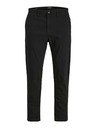 Jack & Jones Čierne pánske nohavice Jack & Jones Stace