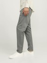 Jack & Jones Šedé pánske chino nohavice Jack & Jones Stace