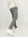 Jack & Jones Šedé pánske chino nohavice Jack & Jones Stace