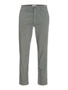 Jack & Jones Šedé pánske chino nohavice Jack & Jones Stace
