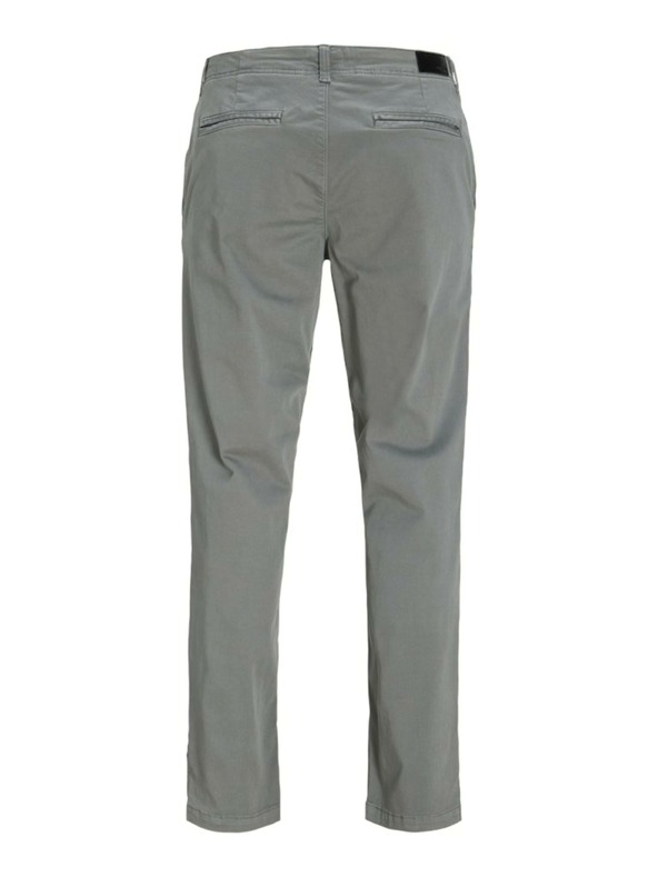 Jack & Jones Šedé pánske chino nohavice Jack & Jones Stace