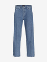 Jack & Jones Modré pánske džínsy širokého strihu Jack & Jones Glenn