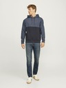 Jack & Jones Tmavomodré pánske džínsy rovného strihu Jack & Jones Clark