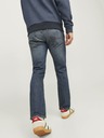 Jack & Jones Tmavomodré pánske džínsy rovného strihu Jack & Jones Clark
