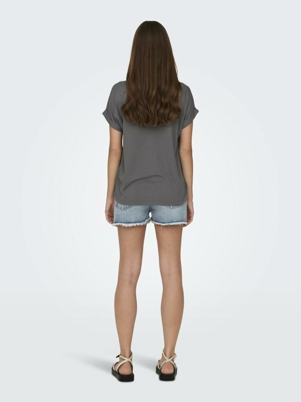 ONLY Šedé dámske tričko ONLY Moster