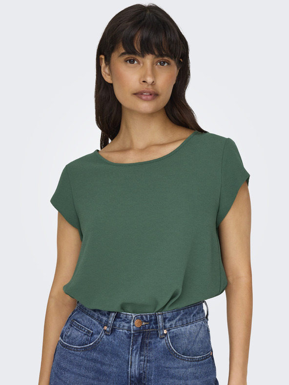 ONLY Zelená dámska blúzka ONLY Vic