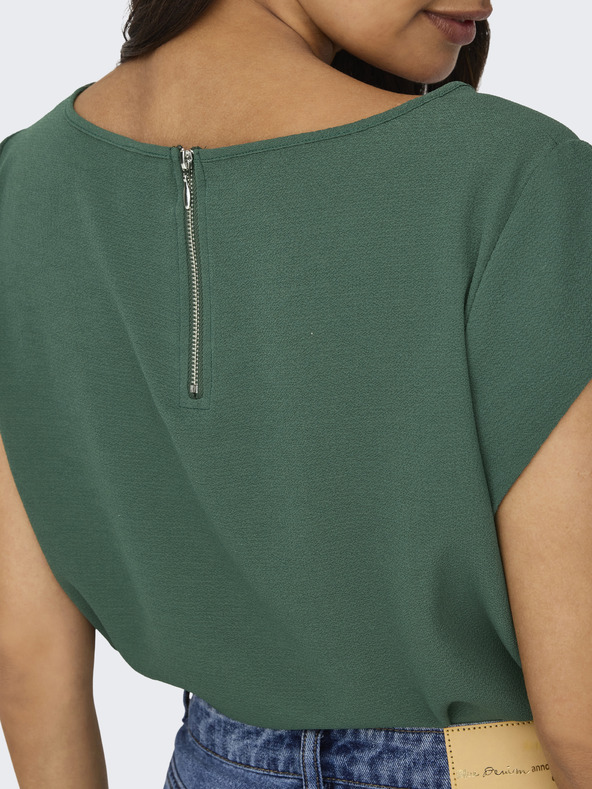 ONLY Zelená dámska blúzka ONLY Vic