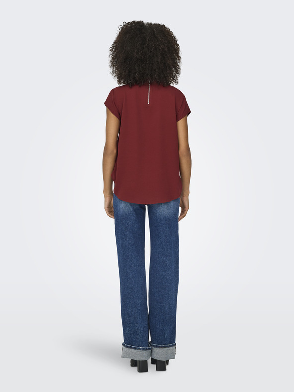 ONLY Vínová dámska blúzka ONLY Vic