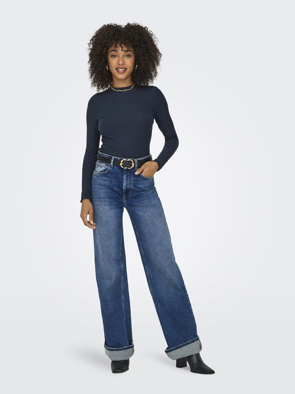 ONLY Tmavomodré dámske tričko ONLY Emma