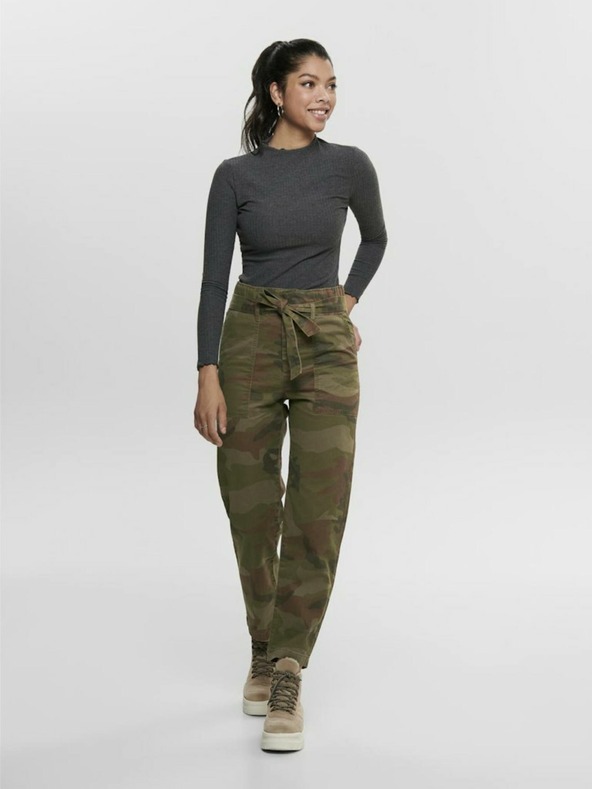 ONLY Tmavosivé dámske tričko ONLY Emma