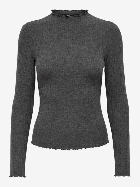 ONLY Tmavosivé dámske tričko ONLY Emma