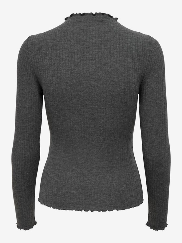 ONLY Tmavosivé dámske tričko ONLY Emma