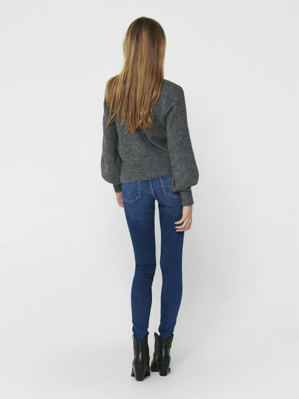 ONLY Šedý dámsky sveter ONLY Elsa