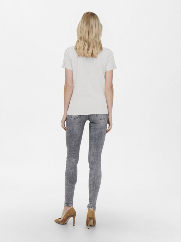 ONLY Biele dámske tričko ONLY Kita