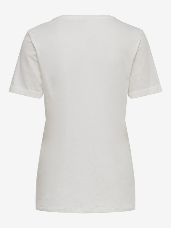 ONLY Biele dámske tričko ONLY Kita