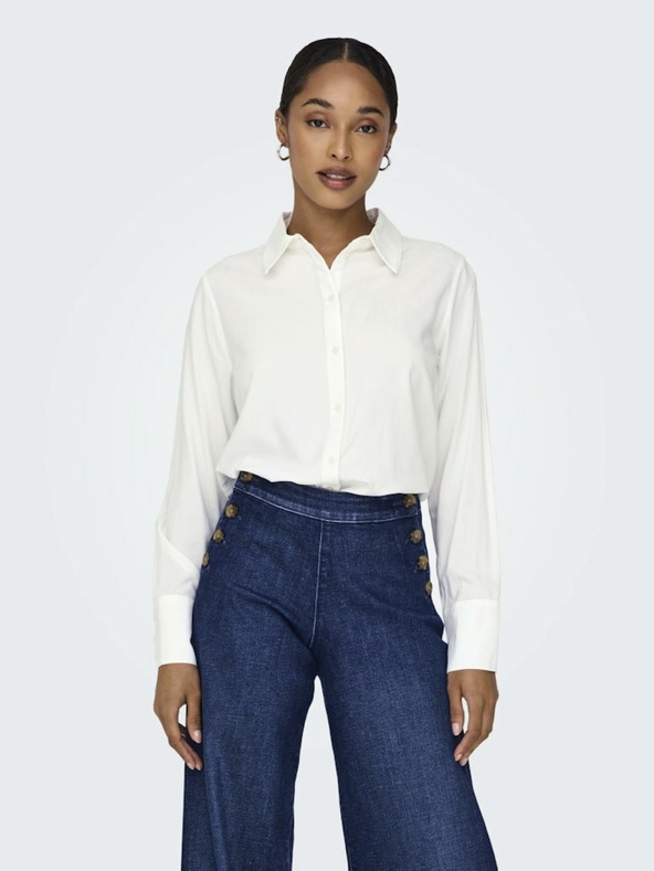 ONLY Biele dámske tričko ONLY Berit