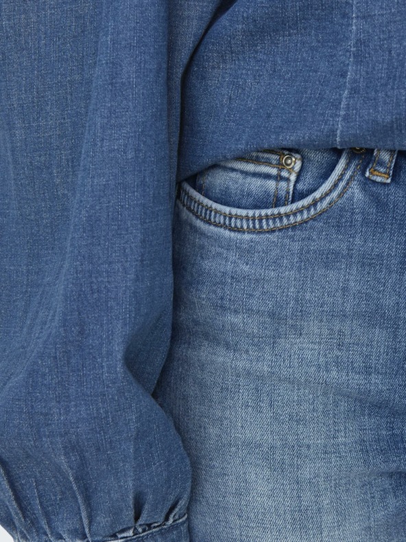 ONLY Modré dámske skinny džínsy ONLY Forever