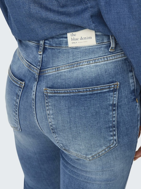 ONLY Modré dámske skinny džínsy ONLY Forever