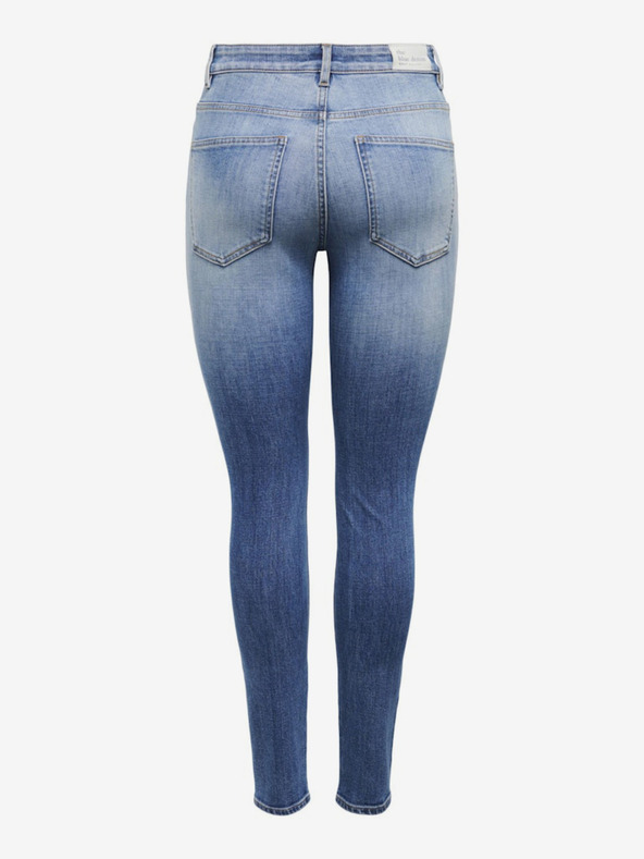 ONLY Modré dámske skinny džínsy ONLY Forever
