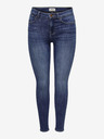ONLY Tmavomodré dámske skinny fit džínsy ONLY Power