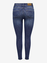 ONLY Tmavomodré dámske skinny fit džínsy ONLY Power