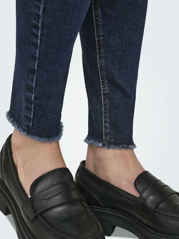 ONLY Tmavomodré dámske skinny džínsy ONLY Blush