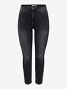 ONLY Čierne dámske džínsy rovného strihu ONLY Emily