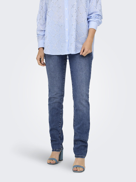 ONLY Modré dámske džínsy slim fit ONLY Sui