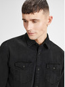 Jack & Jones Čierna džínsová košeľa Jack & Jones