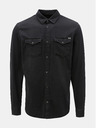 Jack & Jones Čierna džínsová košeľa Jack & Jones