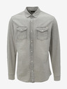 Jack & Jones Šedá džínsová košeľa Jack & Jones