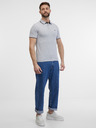 Jack & Jones Šedá pruhovaná polokošeľa Jack & Jones Paulos