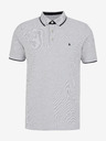 Jack & Jones Šedá pruhovaná polokošeľa Jack & Jones Paulos